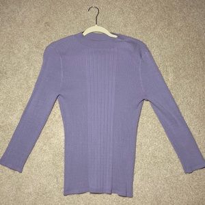 XL White House Black Market pastel purple Sweater